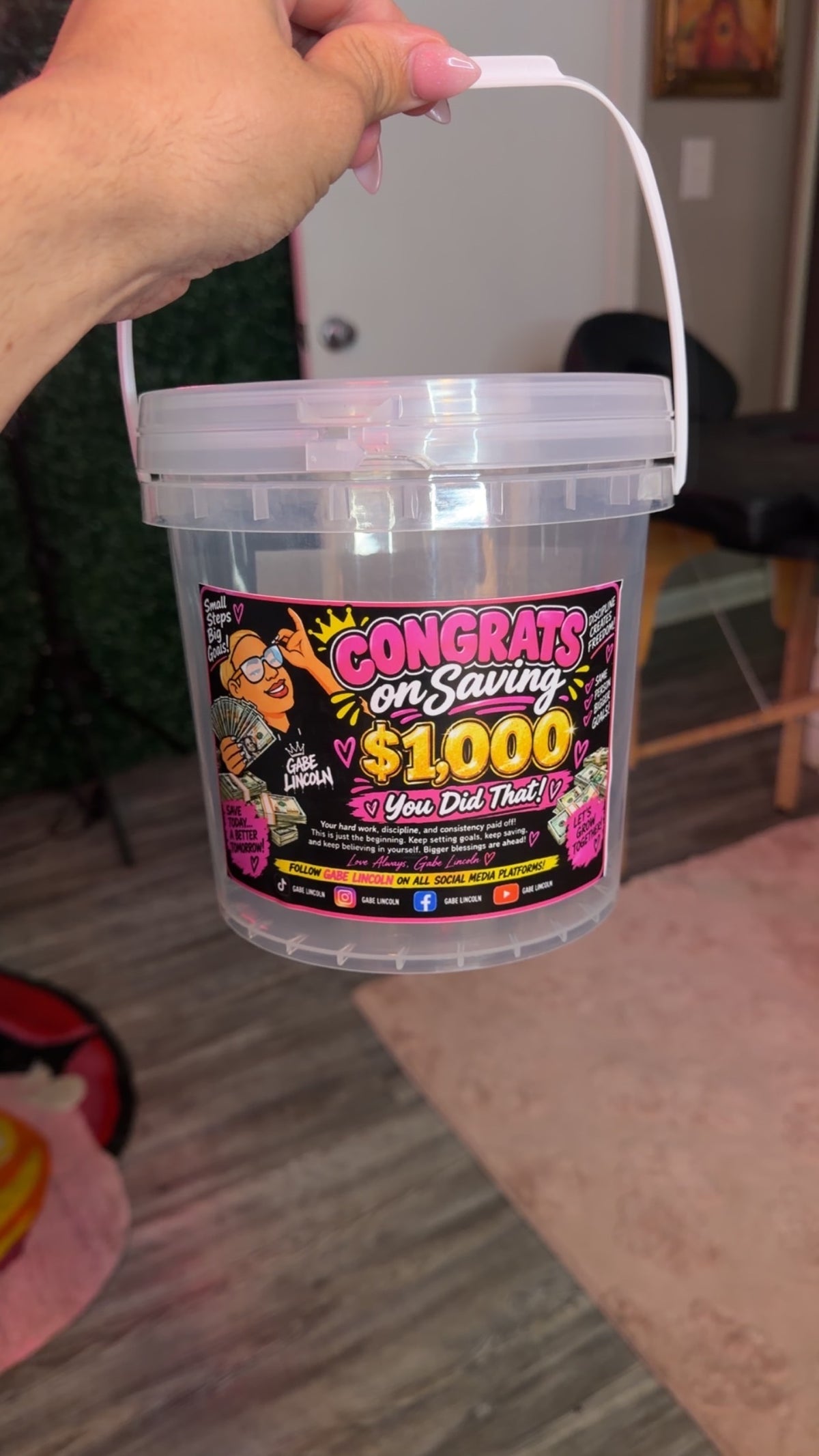 Money Saving Bucket ($1K)