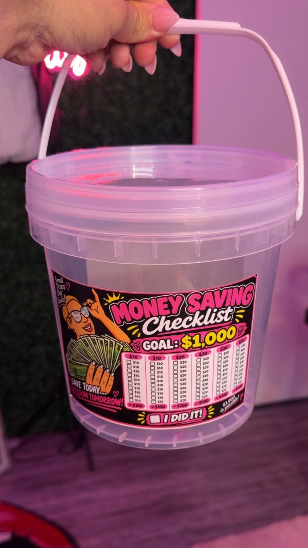 Money Saving Bucket ($1K)